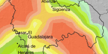 Semana de invierno en Guadalajara con lluvias persistentes y posible nieve