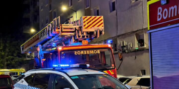 Incendio en un edificio de la calle Escritor Florencio Martínez Ruiz de Cuenca sin heridos