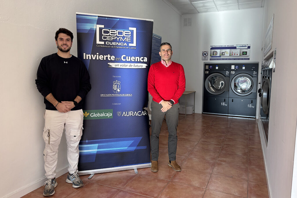 Invierte en Cuenca impulsa la puesta en marcha de un nuevo servicio en San Clemente con Lavandería La Colada