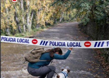 La Policía Local de Cuenca desaloja el Batán y pide máxima precaución ante la crecida del río Júcar