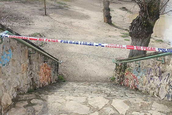 La Policía Local precinta los parques de Cuenca por la alerta de fuertes vientos y recomienda evitar zonas arboladas
