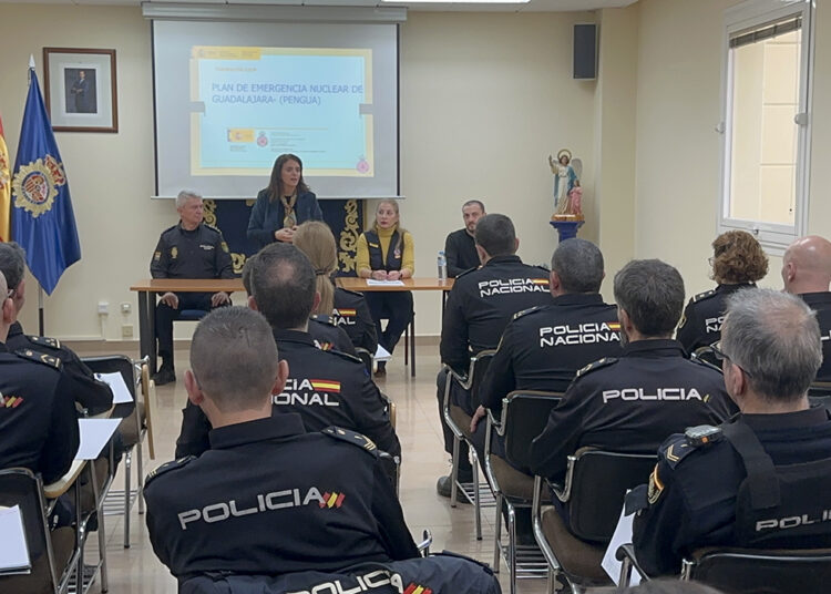 La Policía Nacional de Guadalajara actualiza sus protocolos ante emergencias nucleares en el marco del PENGUA
