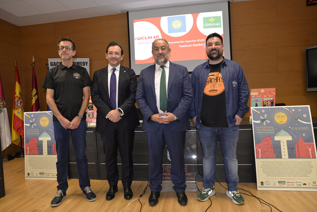 La UCLM reafirma su compromiso con la cultura convirtiéndose en eje principal del festival de humor ‘Gacha´s Comedy’