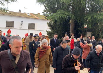 La subdelegada del Gobierno en Cuenca visita Almonacid del Marquesado con motivo de su fiesta grande, La Endiablada