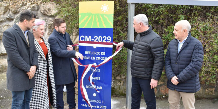 Mondéjar estrena la carretera CM-2029 tras su rehabilitación integral