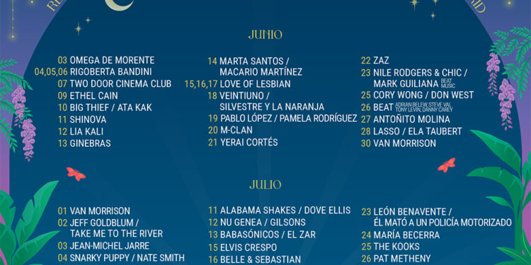 Noches del Botánico presenta el cartel completo de su décimo aniversario