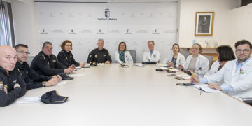 Policía Nacional y SESCAM refuerzan su colaboración en Guadalajara para agilizar la atención en casos de urgencia