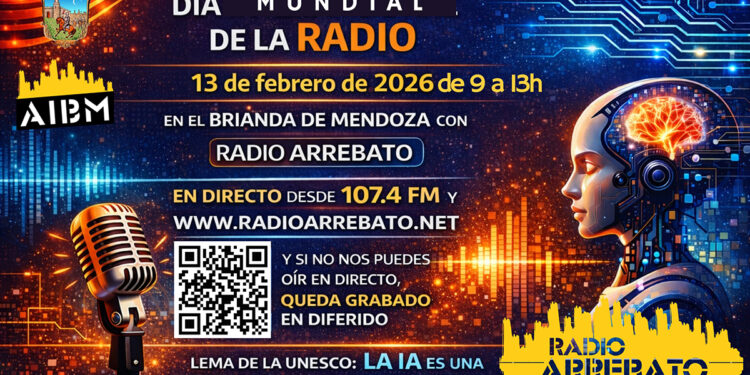 Radio Arrebato y el IES Brianda de Mendoza analizan el impacto de la IA en un programa especial por el Día Mundial de la Radio