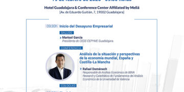 Rafael Doménech, responsable de análisis económico de BBVA protagonista en un nuevo desayuno empresarial de CEOE-Cepyme Guadalajara