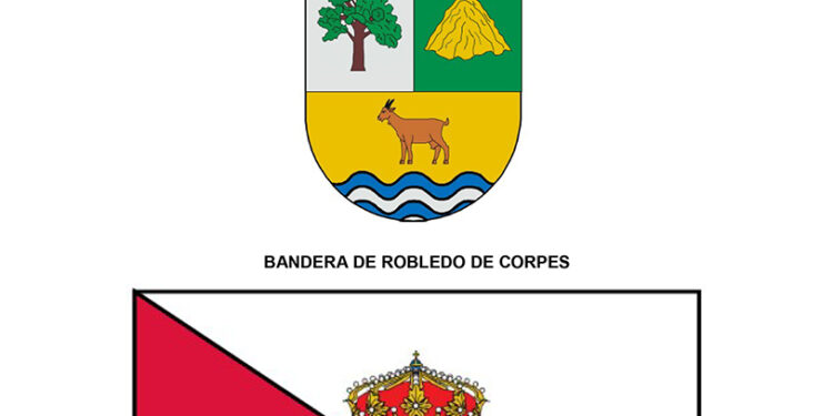 Robledo de Corpes ya tiene identidad oficial: la Junta aprueba su escudo y bandera para reforzar el orgullo rural en la Sierra Norte de Guadalajara 1 Robledo de Corpes ya tiene identidad oficial la Junta aprueba su escudo y bandera para reforzar el orgullo rural en la Sierra Norte de Guadalajara