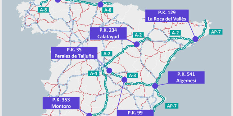 Transportes da luz verde a una nueva área de servicio con recarga eléctrica ultrarrápida en la A-3 a su paso por Saelices