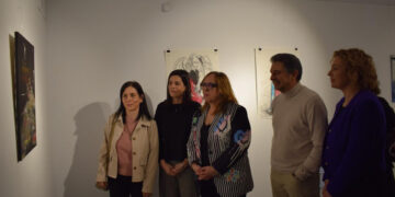 Una artista de Villar de la Encina pone rostro a la memoria de Cuenca en la sala Princesa Zaida, que ya supera las 12.000 visitas