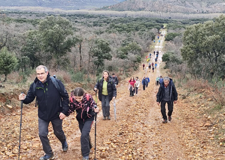 La lluvia no frena a Campiñeando: 120 vecinos descubren los secretos de Uceda y su zona militar