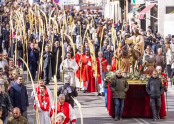 Guadalajara inicia la Semana Santa con la tradicional Procesión del Domingo de Ramos