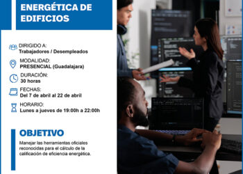 Abierto el plazo de inscripción para el curso gratuito de software de aplicación en la certificación energética de edificios de CEOE-Cepyme Guadalajara