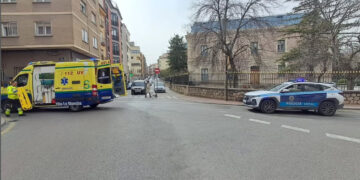 Atropello en la calle Noheda de Cuenca una mujer trasladada al hospital
