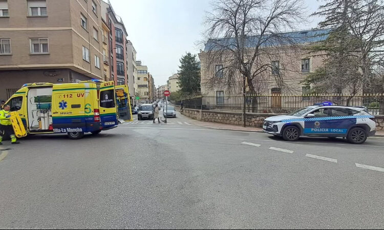 Atropello en la calle Noheda de Cuenca una mujer trasladada al hospital