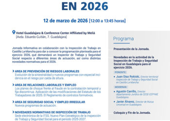 CEOE-Cepyme Guadalajara analiza las prioridades de la inspección de trabajo para 2026 en una jornada informativa