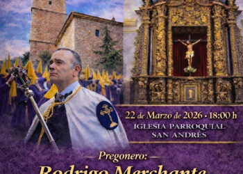 Campillo de Altobuey hace historia con el primer pregón de Semana Santa a cargo de Rodrigo Merchante