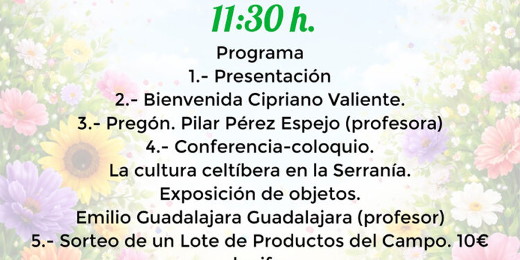 Cañizares celebra la Primavera en la Serranía con patrimonio celtíbero y música en vivo