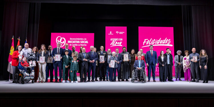 Castilla-La Mancha celebra 10 años de ‘Acciones con alma’ reconociendo a 17 personas y entidades que construyen una sociedad más justa, inclusiva y solidaria