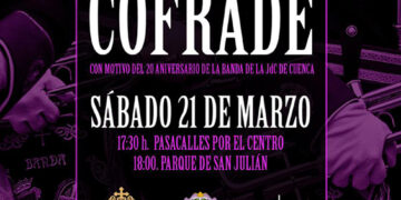 Cuenca acoge este sábado el I Encuentro de Bandas de Música Cofrade, con motivo del XX Aniversario de la Banda de la Junta de Cofradías