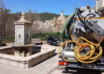 El Ayuntamiento de Cuenca deja en estado de revista las fuentes de la ciudad tras los trabajos efectuados de limpieza y desinfección
