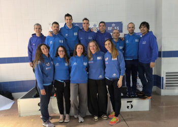 El máster del Club Alcarreño de Salvamento brilla en el Campeonato de España de Valladolid con medallas y récords regionales