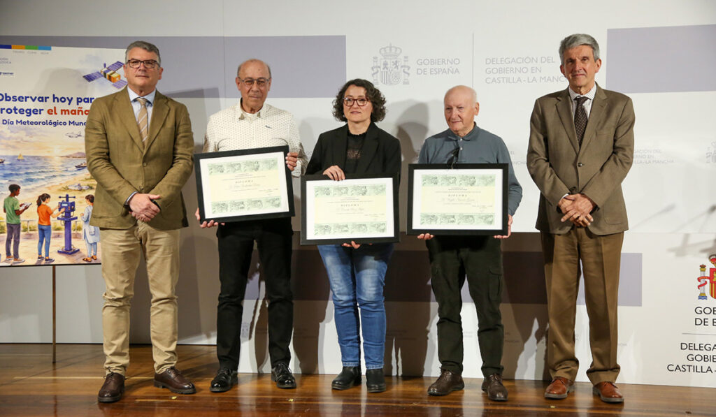 El observador del Embalse de la Tajera en Sotillo, galardonado por la AEMET por su labor clave en la prevención de riesgos