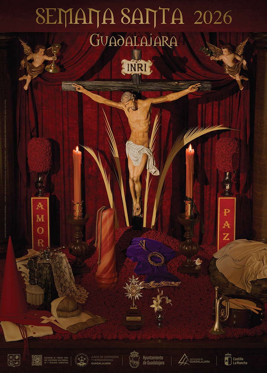 Guadalajara se prepara para vivir una Semana Santa 2026 cargada de simbolismo, con un cartel que es un altar vivo y la restauración de la Virgen de la Piedad 2 Guadalajara se prepara para vivir una Semana Santa 2026 cargada de simbolismo, con un cartel que es un altar vivo y la restauración de la Virgen de la Piedad