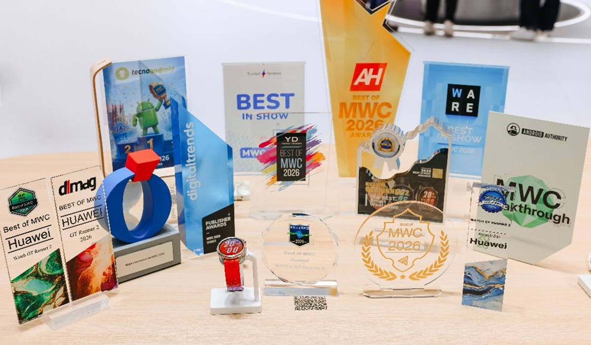 Huawei Watch GT Runner 2 y Huawei FreeBuds Pro 5 triunfan en el MWC 2026 con múltiples premios