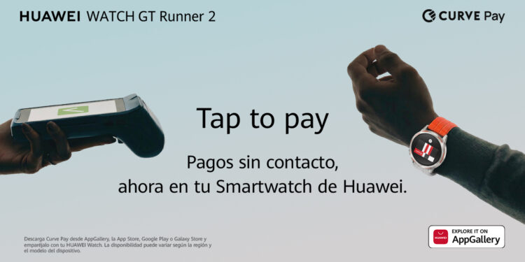 Huawei y Curve Pay impulsan los pagos sin contacto en dispositivos wearables