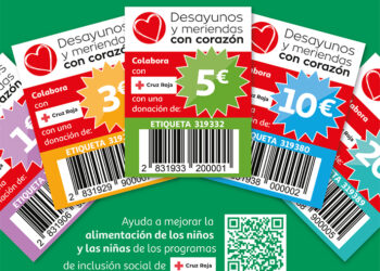La 14ª edición de “Desayunos y Meriendas #ConCorazón” vuelve para contribuir a mejorar la alimentación de niños y niñas de familias vulnerables atendidas por Cruz Roja