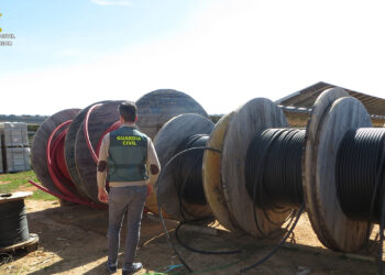 La Guardia Civil de Cuenca desmantela una red de robos de cobre en plantas fotovoltaicas con 44.000 euros en material