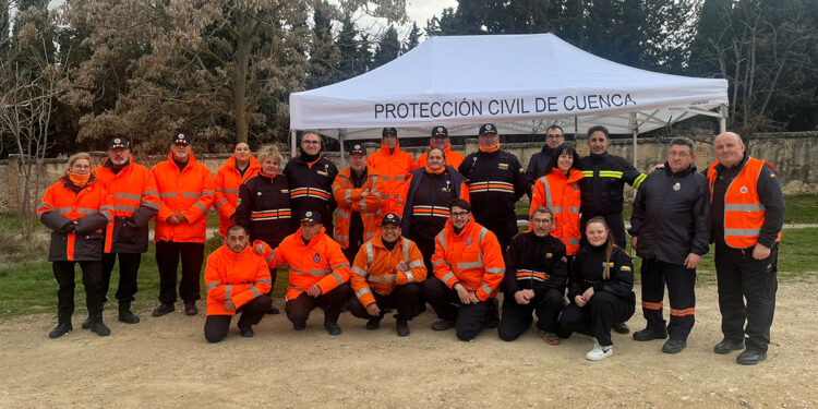 La Junta refuerza la formación de Protección Civil de Cuenca con un curso especializado en búsqueda de personas