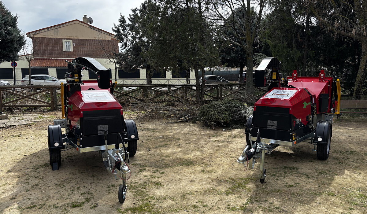 La Mancomunidad Vega del Henares continúa impulsando la gestión sostenible de residuos vegetales con dos nuevas biotrituradoras eléctricas