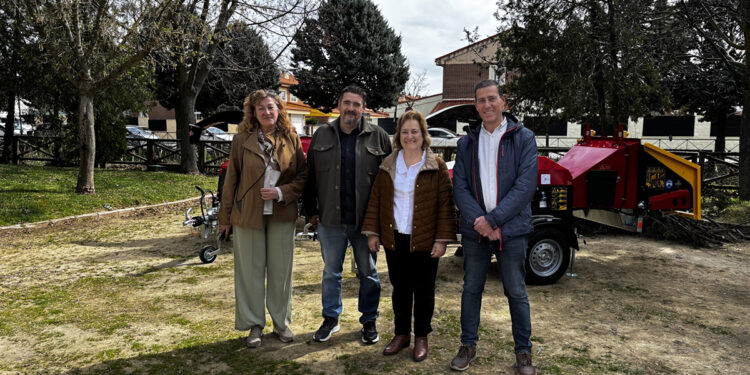 La Mancomunidad Vega del Henares continúa impulsando la gestión sostenible de residuos vegetales con dos nuevas biotrituradoras eléctricas