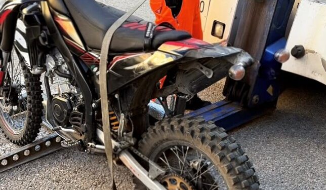 La Policía Local de Cuenca inmoviliza una motocicleta por conducción negligente y alteraciones graves