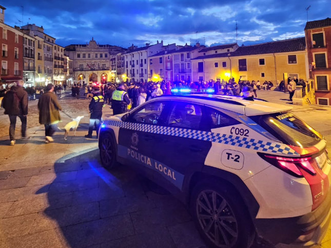 La Policía Local de Cuenca interviene una cantidad importante de drogas y levanta 10 actas a locales de ocio nocturno