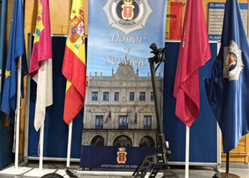 La Policía de Cuenca caza un falso patinete en un paso de cebra resultó ser un ciclomotor ilegal