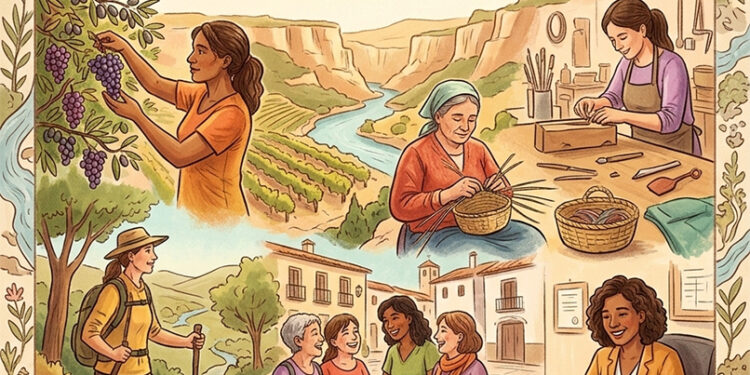 La Reserva de la Biosfera Valle del Cabriel impulsa la campaña “Mujeres que sostienen el Cabriel” con motivo del 8M