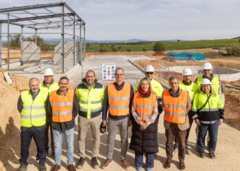 La depuradora de Iriépal entra en su fase final y estará operativa en mayo