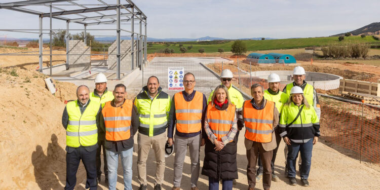 La depuradora de Iriépal entra en su fase final y estará operativa en mayo