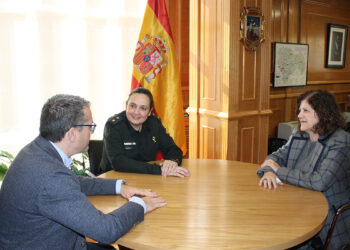 La presidenta de CEOE-Cepyme Guadalajara mantiene su primera reunión con la nueva teniente coronel de la Guardia Civil