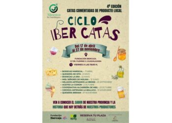 Los productos alcarreños vuelven a protagonizar las cuartas “Catas con origen” en la Fundación Ibercaja Guadalajara