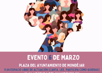 Mondéjar llena su Plaza Mayor de flores para celebrar el 8M con teatro, senderismo y un gran programa cultural