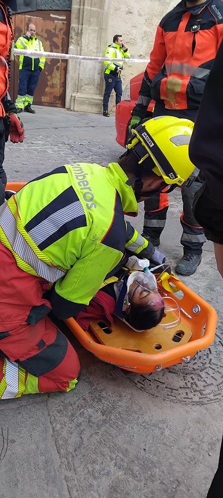 Un gran simulacro por fuertes lluvias paraliza Cuenca rescates en el Casco Antiguo y alerta en los móviles