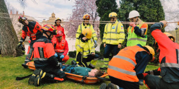 Un gran simulacro por fuertes lluvias paraliza Cuenca rescates en el Casco Antiguo y alerta en los móviles