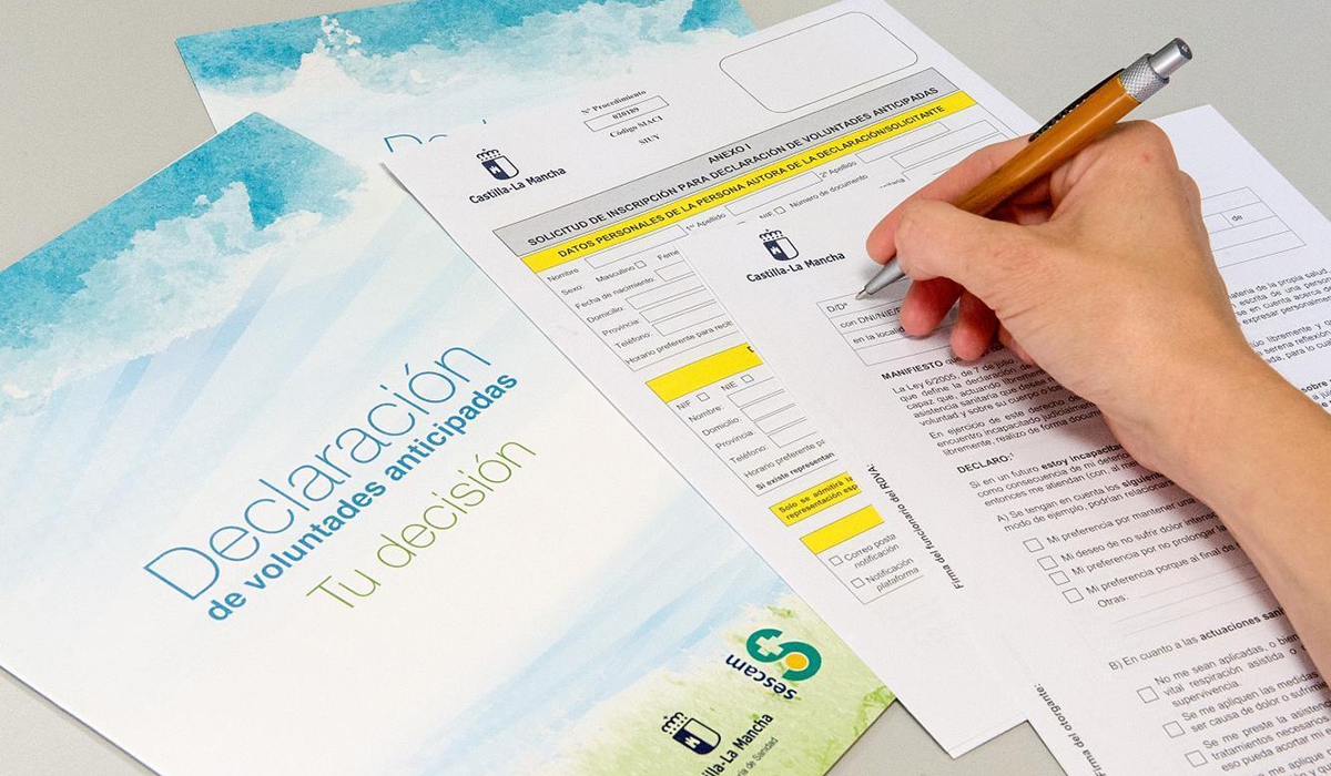 Un total de 2.005 personas se inscribieron en el Registro de Voluntades Anticipadas en el pasado año 2 Un total de 2.005 personas se inscribieron en el Registro de Voluntades Anticipadas en el pasado año