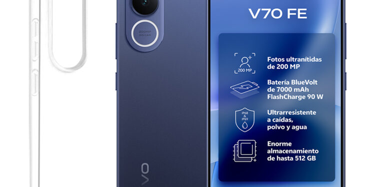 vivo V70 FE, ya disponible en España con una cámara de 200 MP, batería colosal de 7.000 mAh y diseño ultra-resistente